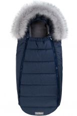 Детский конверт ДоРечі Baby XS флис Синий с опушкой, (-20°С)